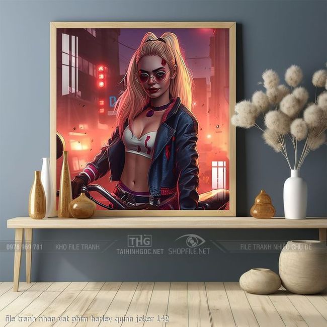 file tranh nhan vat phim harley quinn joker 142