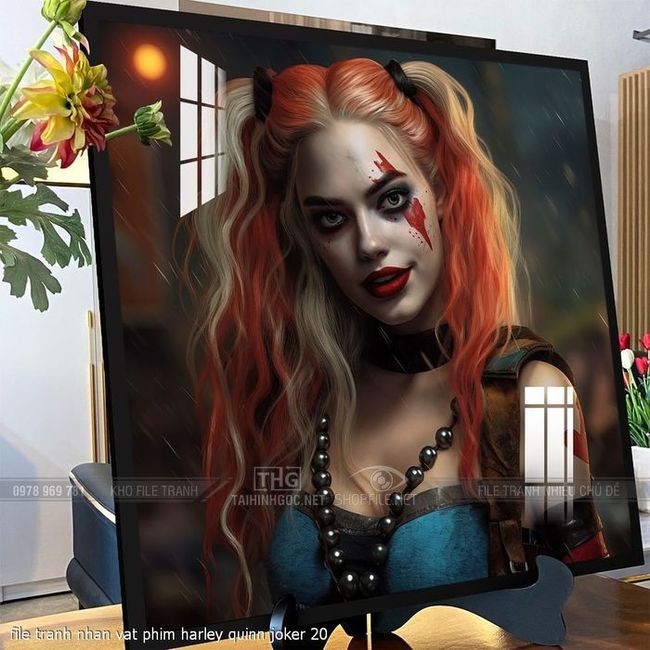 file tranh nhan vat phim harley quinn joker 20