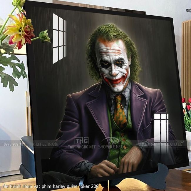 file tranh nhan vat phim harley quinn joker 200