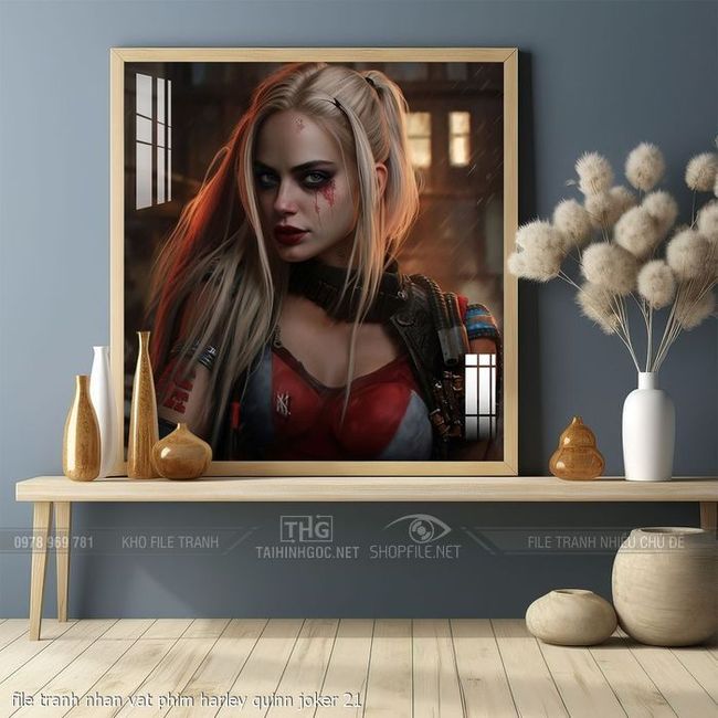 file tranh nhan vat phim harley quinn joker 21