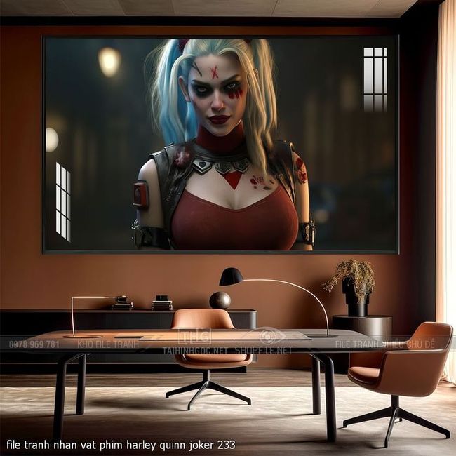 file tranh nhan vat phim harley quinn joker 233
