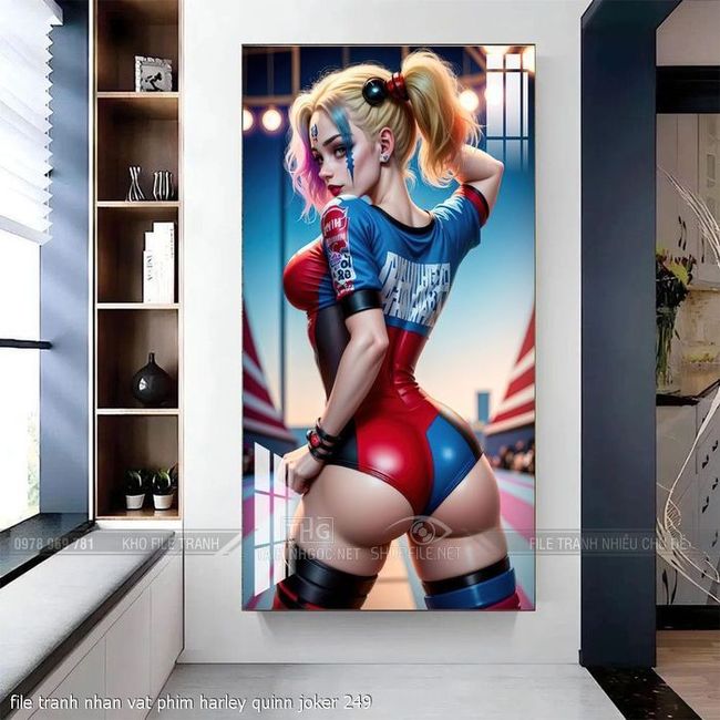 file tranh nhan vat phim harley quinn joker 249