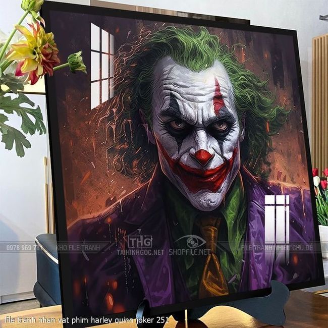 file tranh nhan vat phim harley quinn joker 251