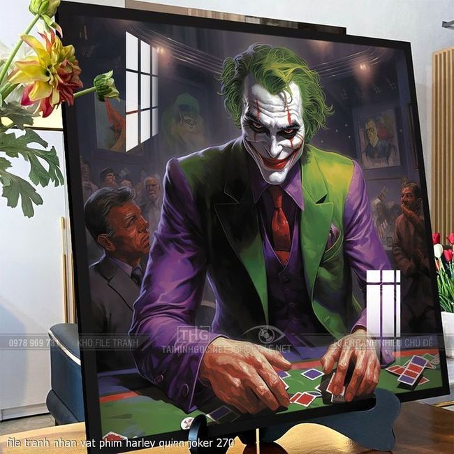 file tranh nhan vat phim harley quinn joker 270