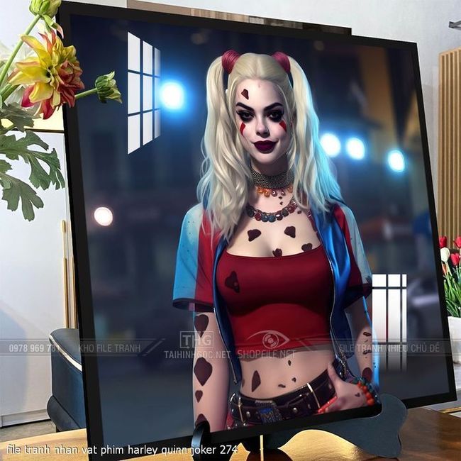 file tranh nhan vat phim harley quinn joker 274