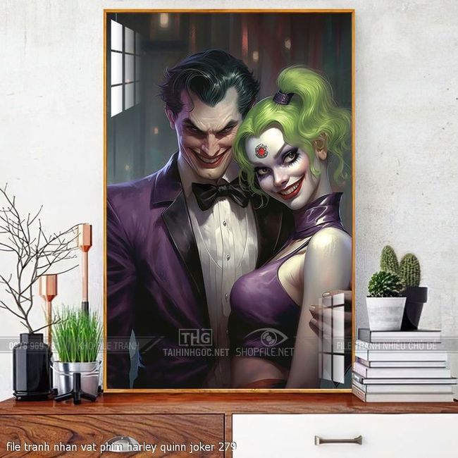 file tranh nhan vat phim harley quinn joker 279