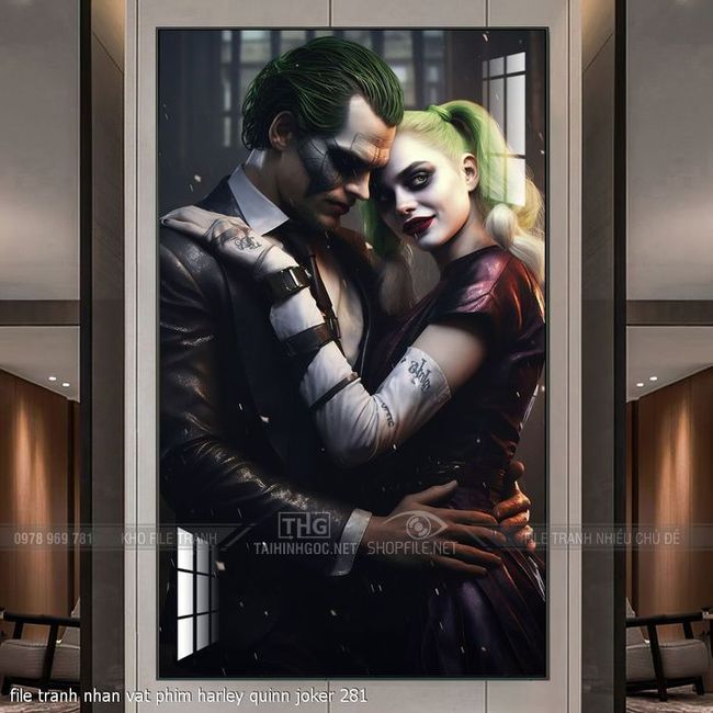 file tranh nhan vat phim harley quinn joker 281
