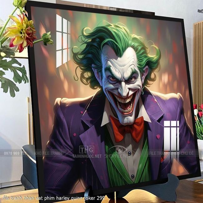 file tranh nhan vat phim harley quinn joker 299
