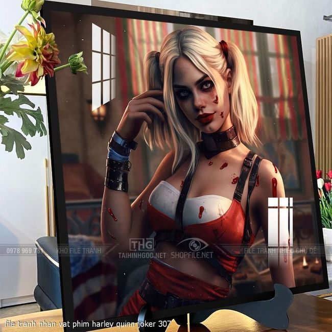 file tranh nhan vat phim harley quinn joker 307