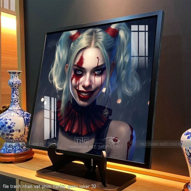 file tranh nhan vat phim harley quinn joker 32