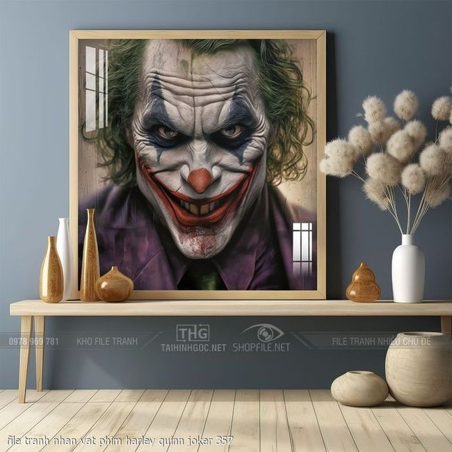 file tranh nhan vat phim harley quinn joker 357