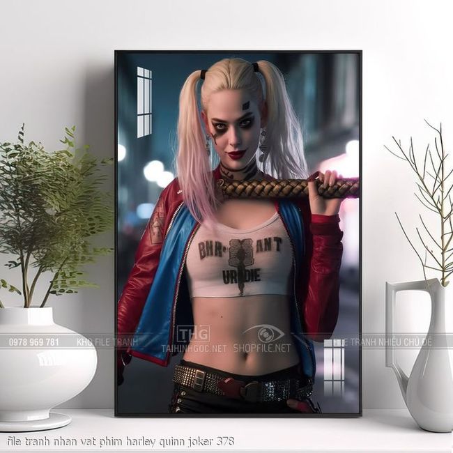 file tranh nhan vat phim harley quinn joker 378