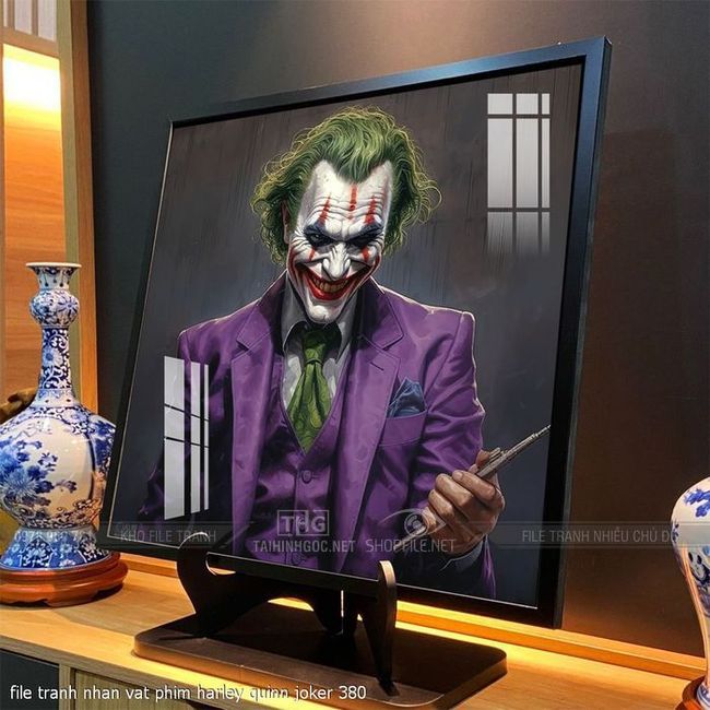 file tranh nhan vat phim harley quinn joker 380