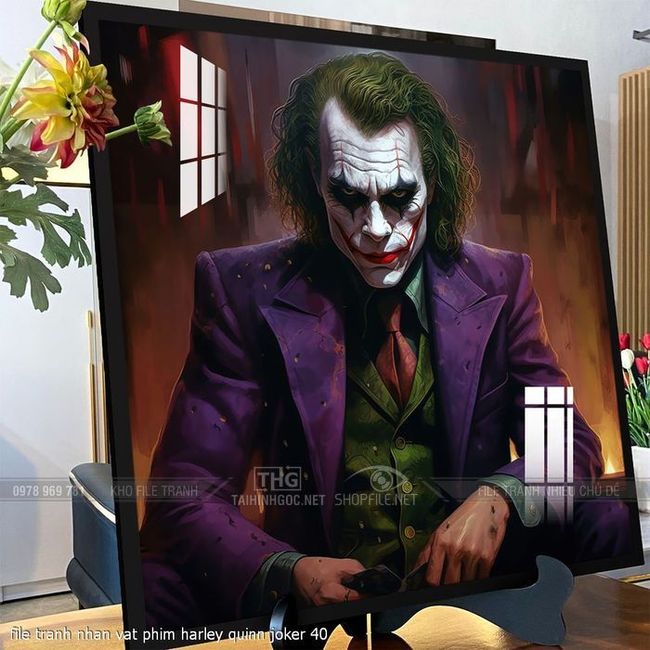 file tranh nhan vat phim harley quinn joker 40