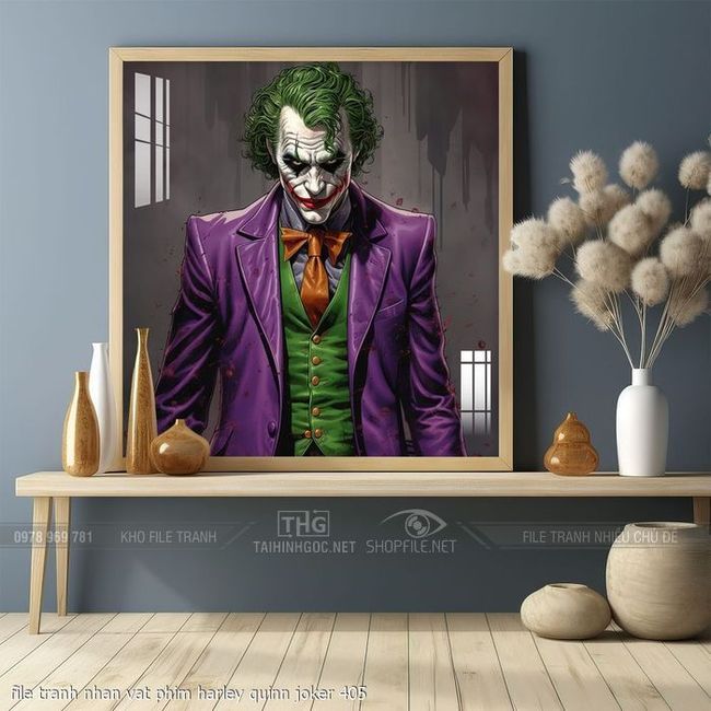 file tranh nhan vat phim harley quinn joker 405