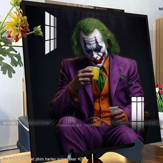 file tranh nhan vat phim harley quinn joker 428