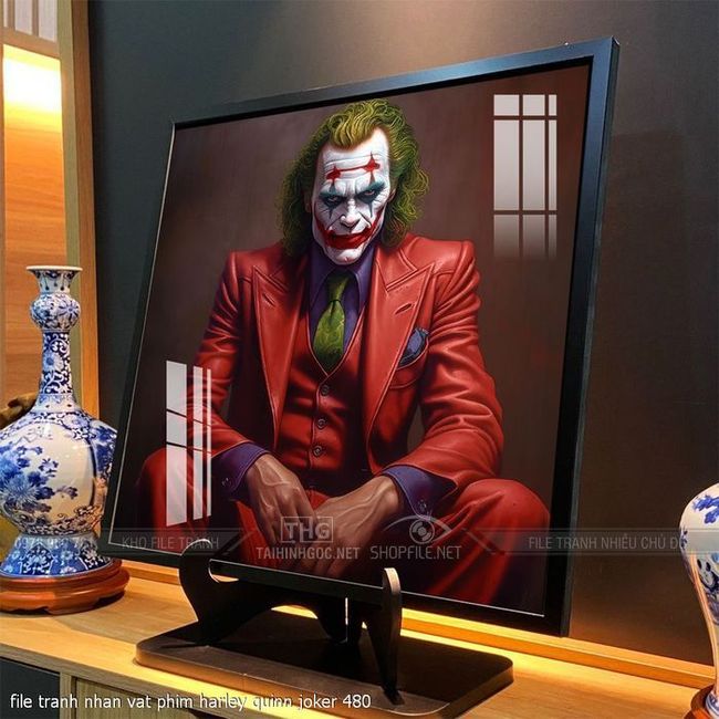 file tranh nhan vat phim harley quinn joker 480