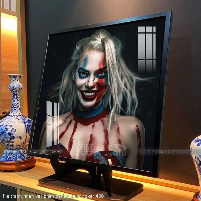 file tranh nhan vat phim harley quinn joker 490