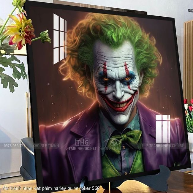 file tranh nhan vat phim harley quinn joker 568