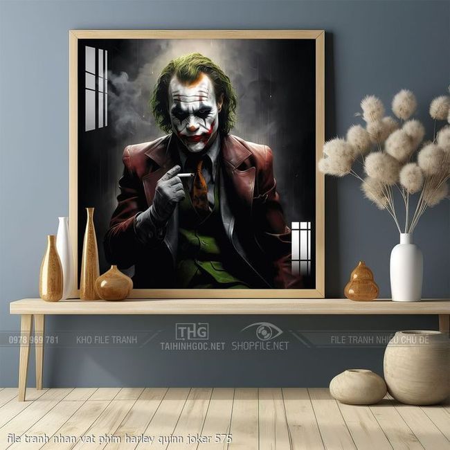 file tranh nhan vat phim harley quinn joker 575
