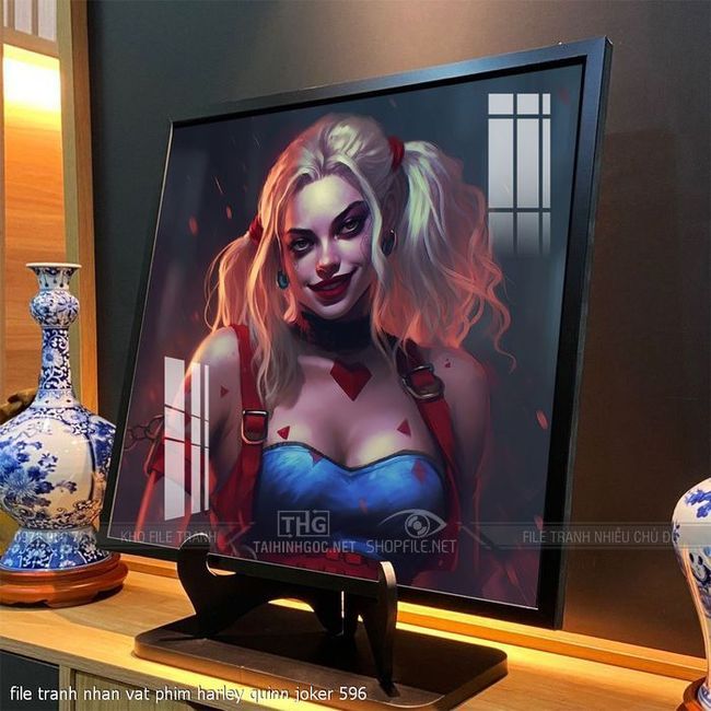 file tranh nhan vat phim harley quinn joker 596