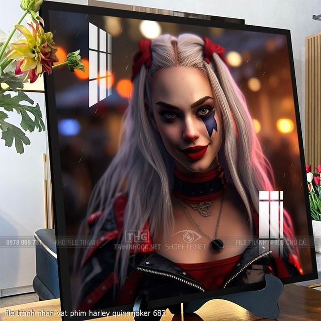 file tranh nhan vat phim harley quinn joker 683