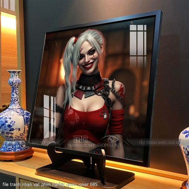 file tranh nhan vat phim harley quinn joker 685