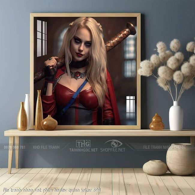 file tranh nhan vat phim harley quinn joker 694