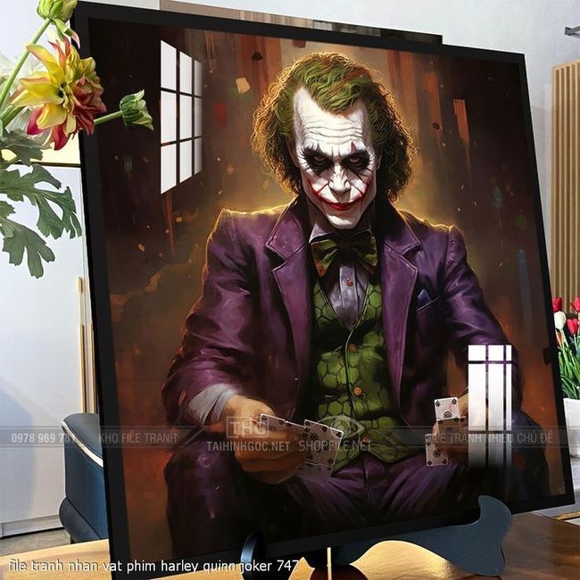 file tranh nhan vat phim harley quinn joker 747