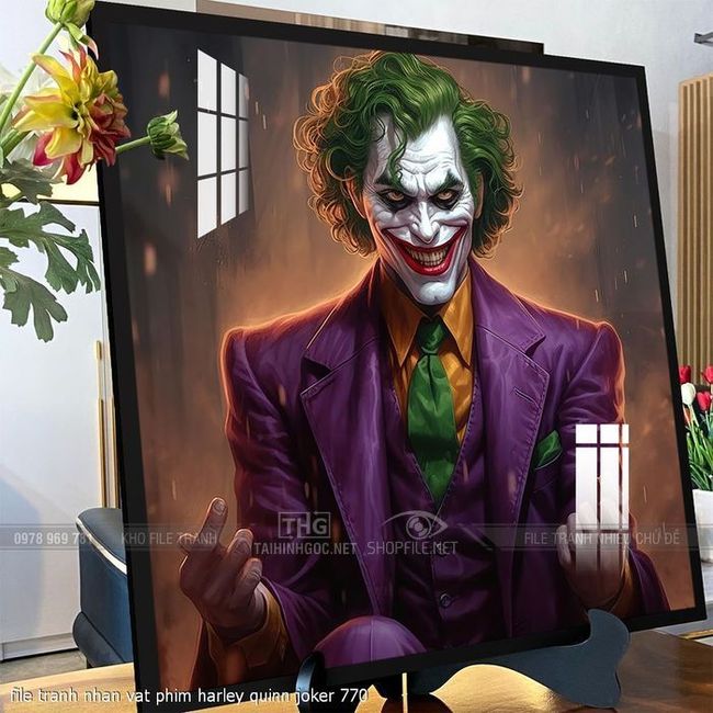 file tranh nhan vat phim harley quinn joker 770