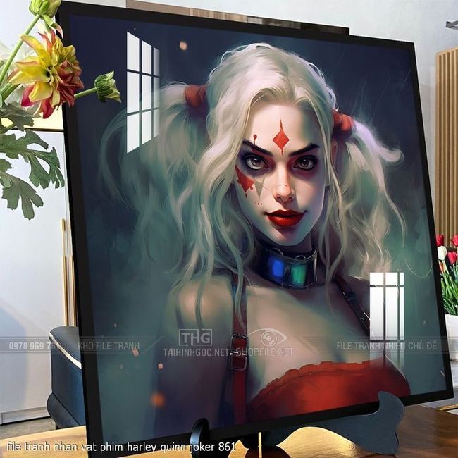 file tranh nhan vat phim harley quinn joker 861