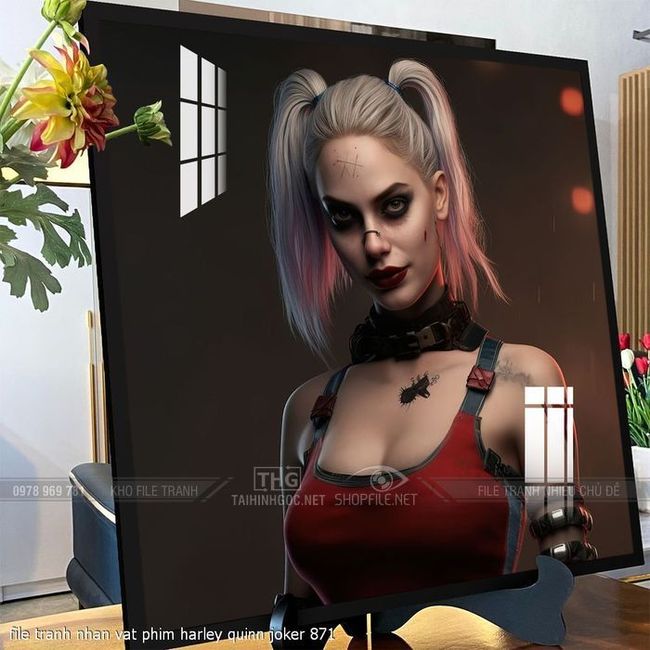 file tranh nhan vat phim harley quinn joker 871