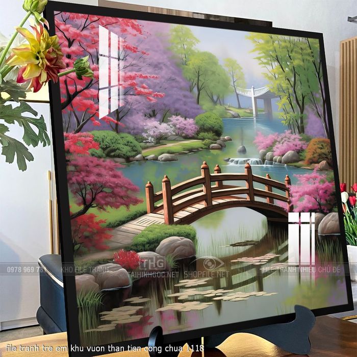 file tranh tre em khu vuon than tien cong chua 1118