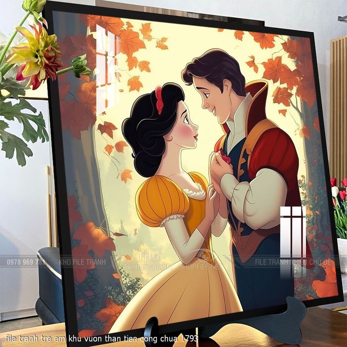 file tranh tre em khu vuon than tien cong chua 1793