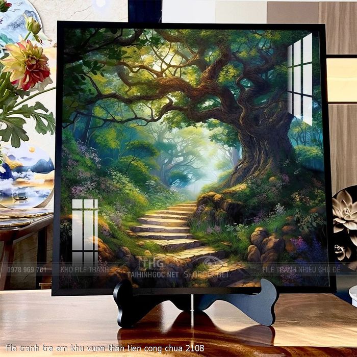 file tranh tre em khu vuon than tien cong chua 2108