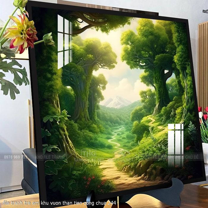 file tranh tre em khu vuon than tien cong chua 244