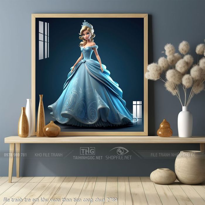 file tranh tre em khu vuon than tien cong chua 2789
