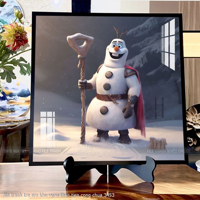 file tranh tre em khu vuon than tien cong chua 3453