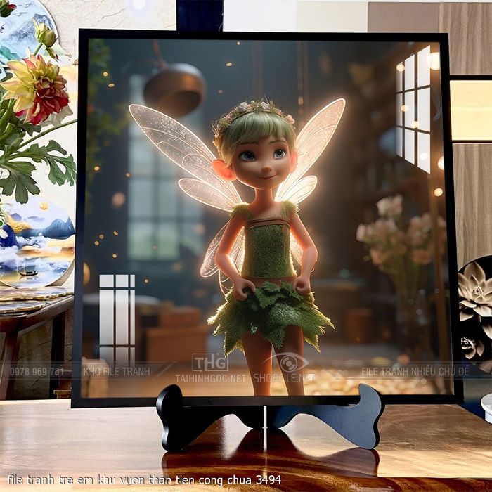 file tranh tre em khu vuon than tien cong chua 3494