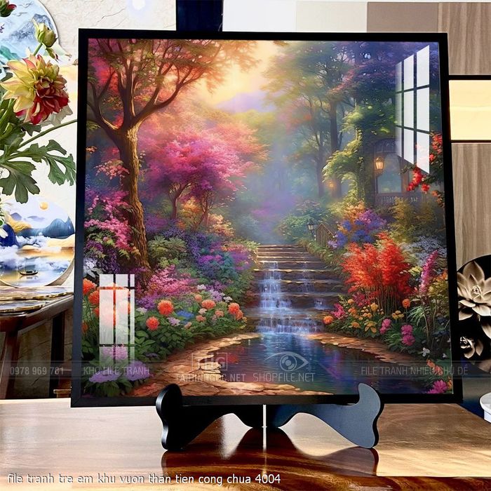 file tranh tre em khu vuon than tien cong chua 4004