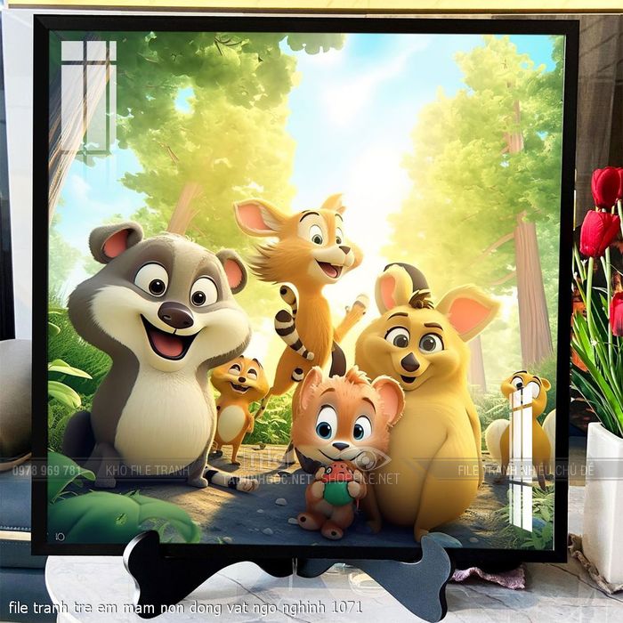 file tranh tre em mam non dong vat ngo nghinh 1071