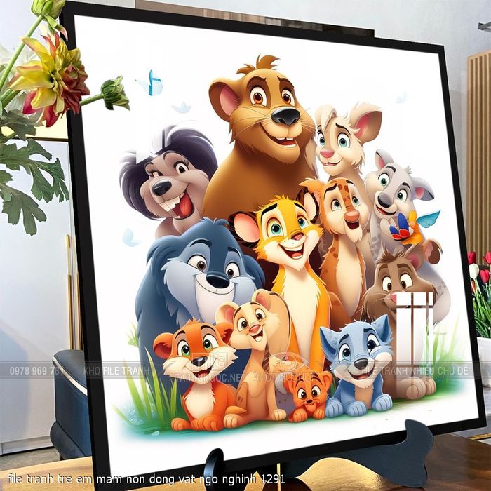 file tranh tre em mam non dong vat ngo nghinh 1291