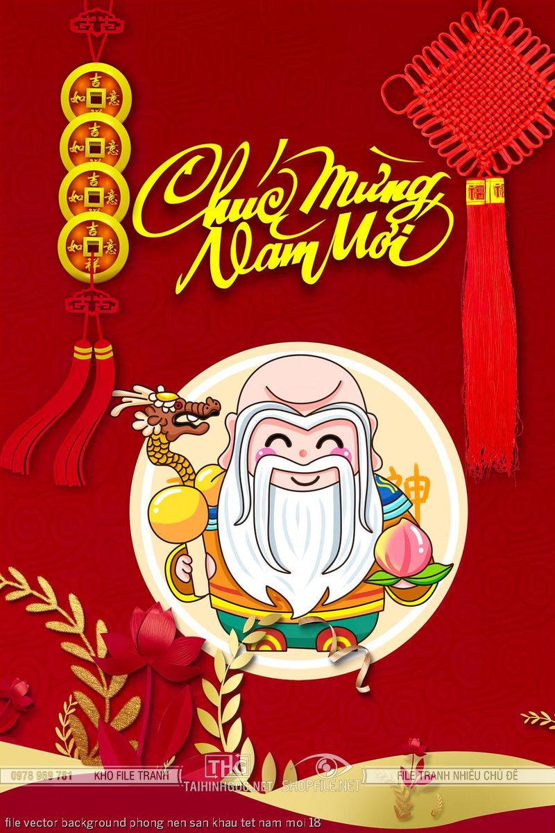 file vector background phong nen san khau tet nam moi 18