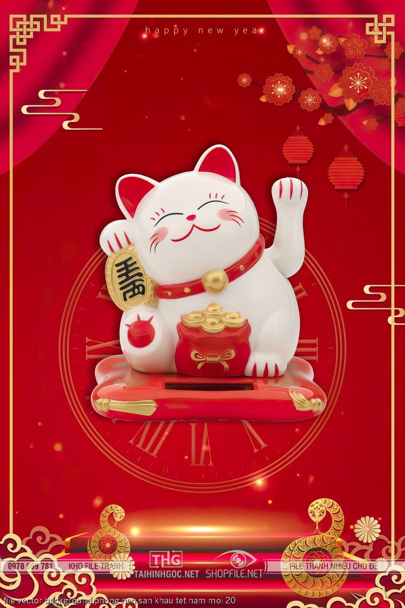 file vector background phong nen san khau tet nam moi 20