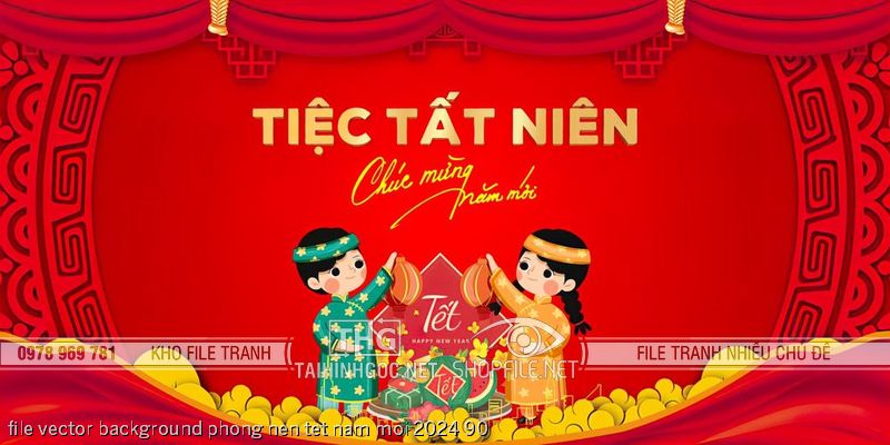 file vector background phong nen tet nam moi 2024 90
