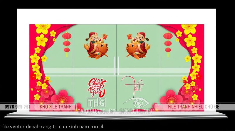 file vector decal trang tri cua kinh nam moi 4