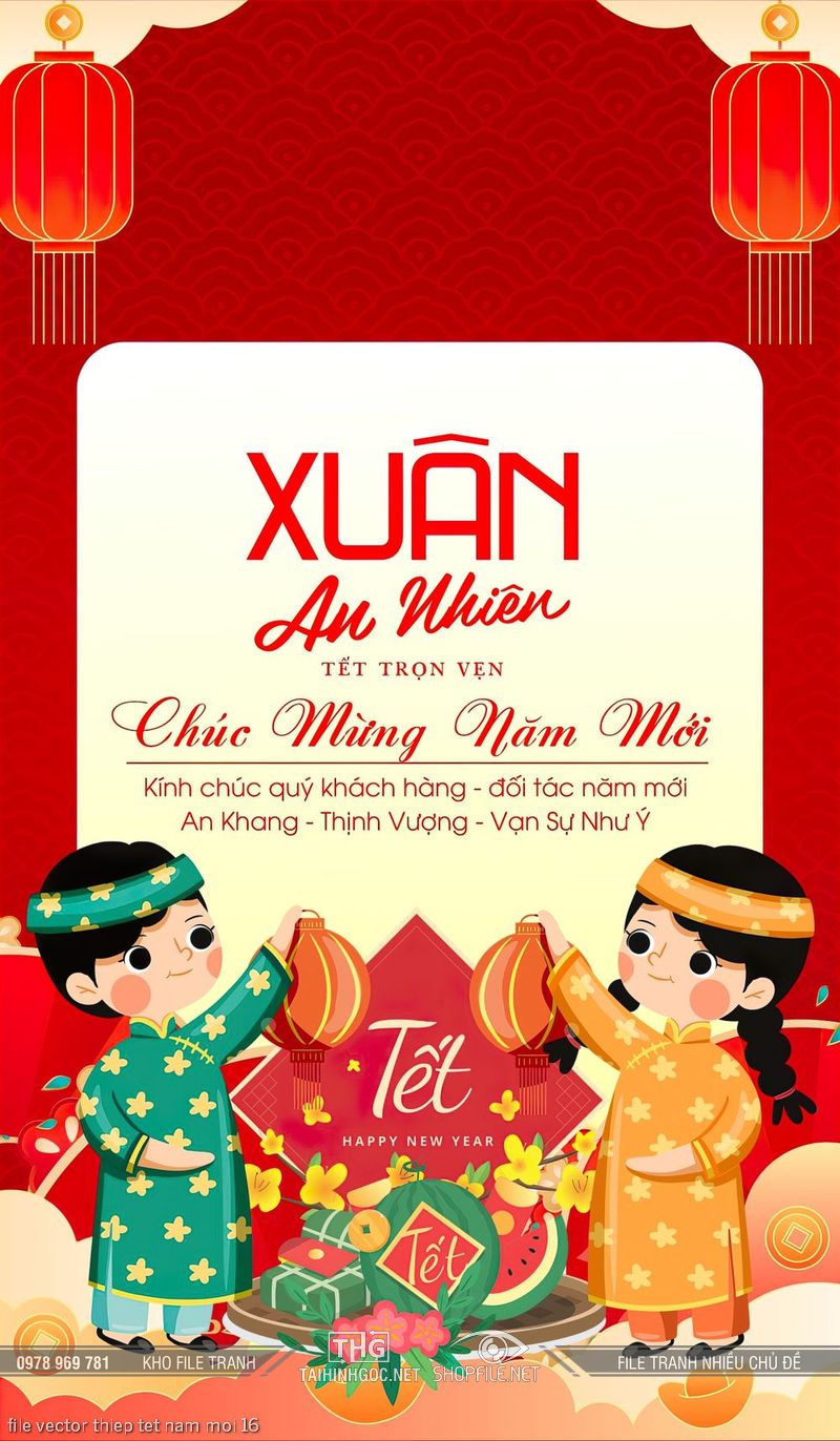 file vector thiep tet nam moi 16