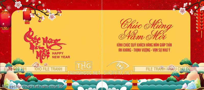 file vector thiep tet nam moi 18