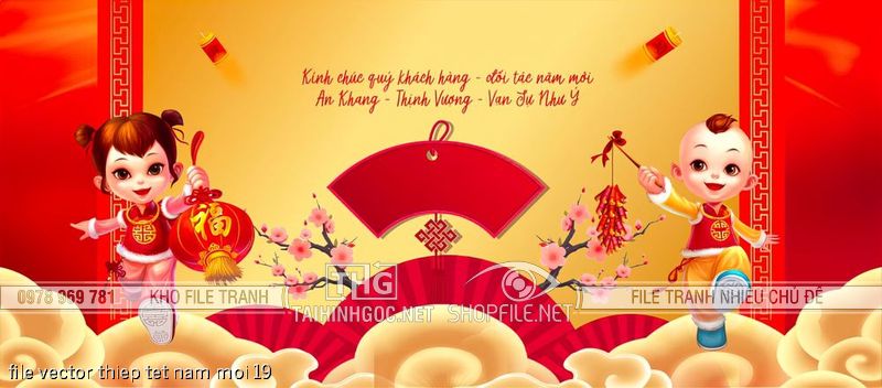 file vector thiep tet nam moi 19