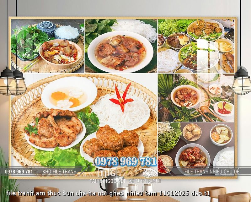 file tranh am thuc bun cha ha noi ghep nhieu tam 11012025 dao t1
